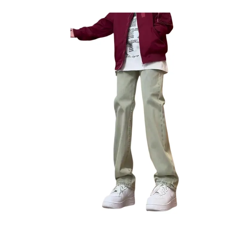 TESTUNG Classic Jeans Style Unisex Yellow Mud Tone-11