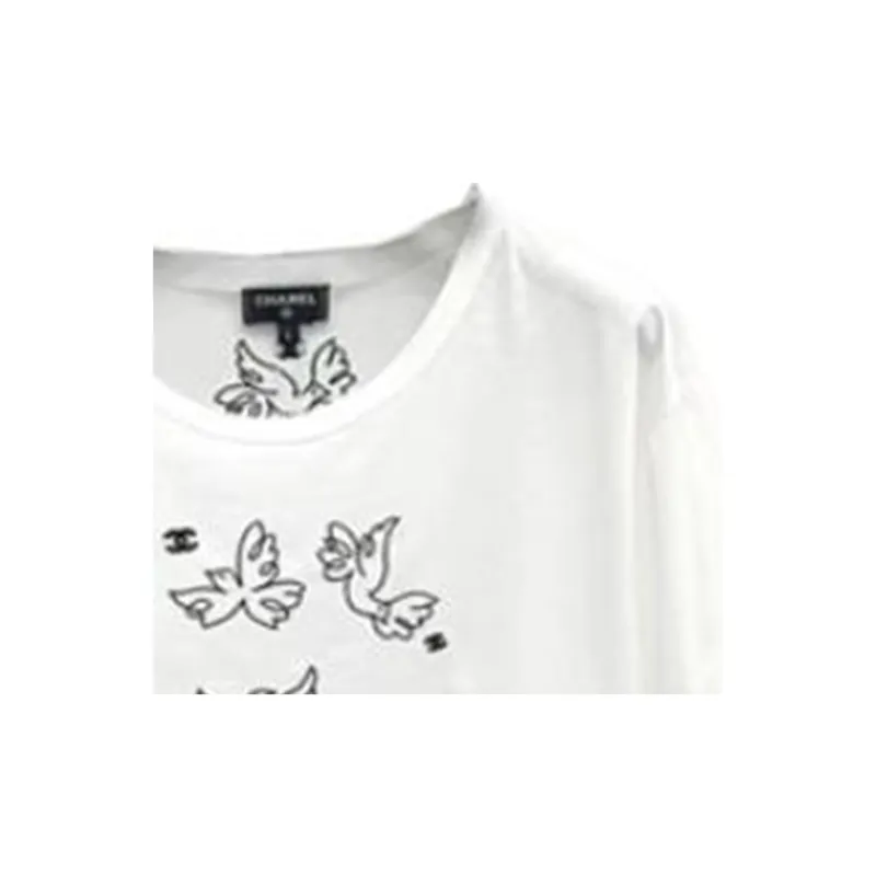 CHANEL T-Shirts Women's White-3