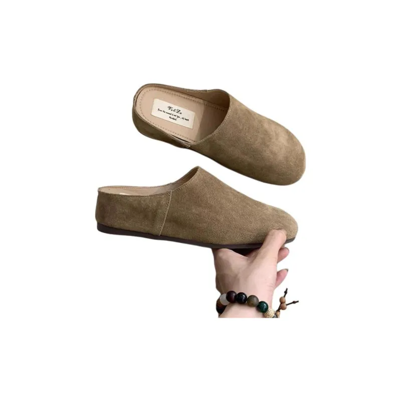 ALPLUME Home Slippers Dark Brown Khaki-8