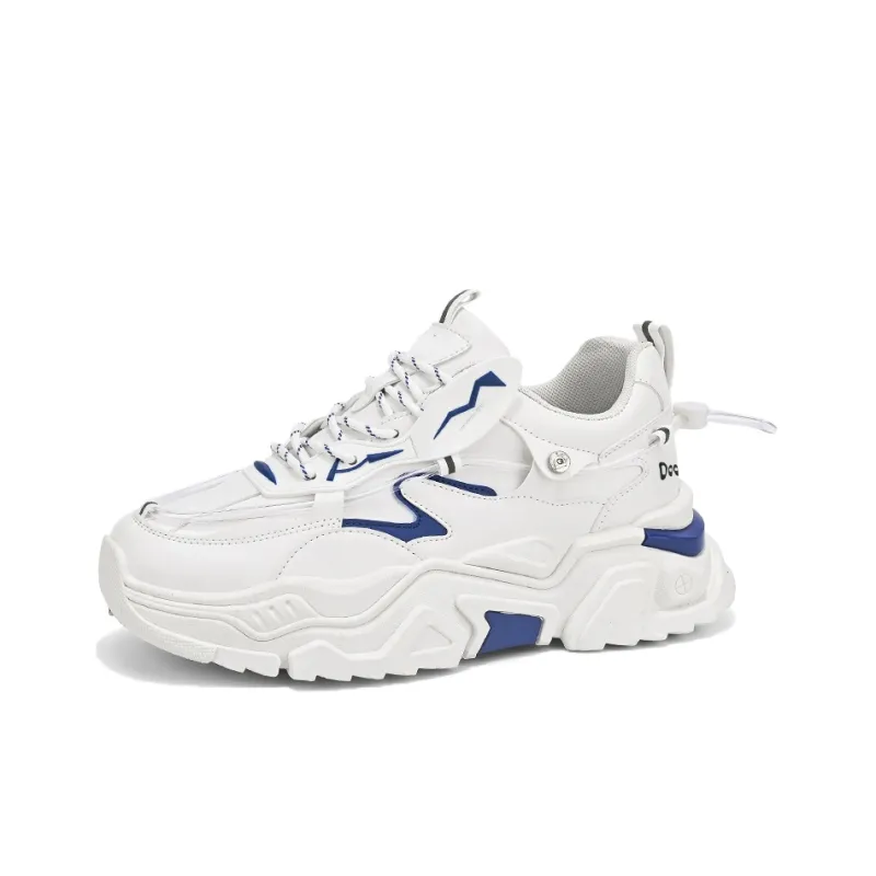 Budding Bear Slip Resistant, Abrasion Resistant, Lightweight, Height Increasing Low Top Chunky Sneakers Men's-16