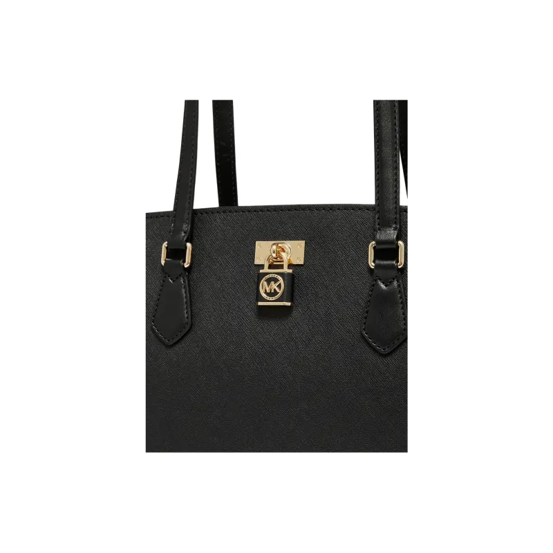 MICHAEL KORS MK Ruby Artificial Leather Tote Bag Shopping Bag Shoulder Bags Large Size Women's Black-3