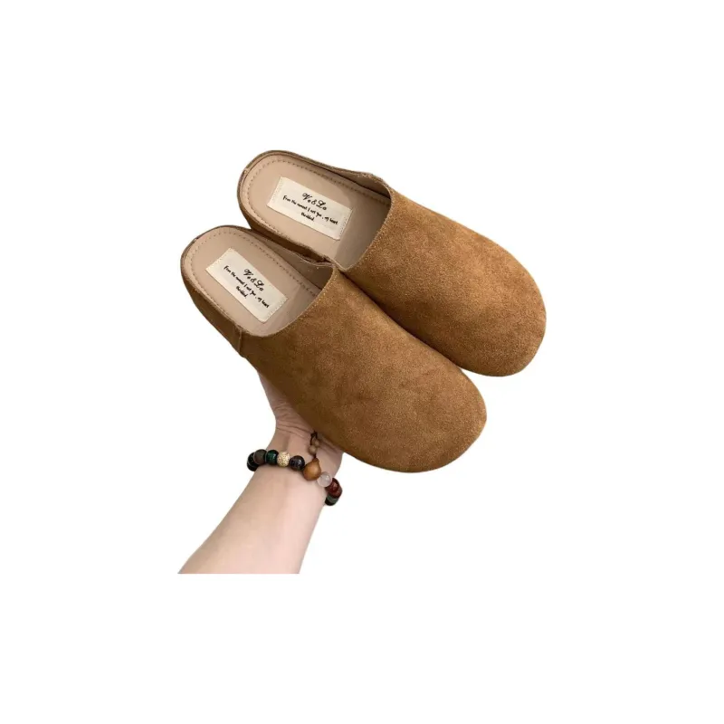 ALPLUME Home Slippers Dark Brown Khaki-2