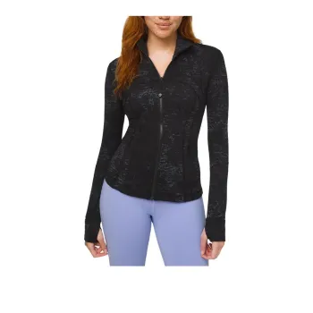 Lululemon DefineLuxtreme Jacket Women's Jacquard Black Carbon