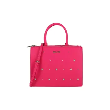 Just Cavalli Polyurethane One Shoulder Handbags Women's Pink