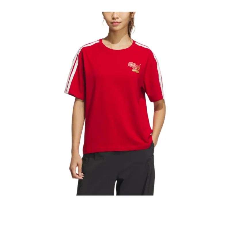Adidas CNY FW24 T-Shirt Women's Red-1