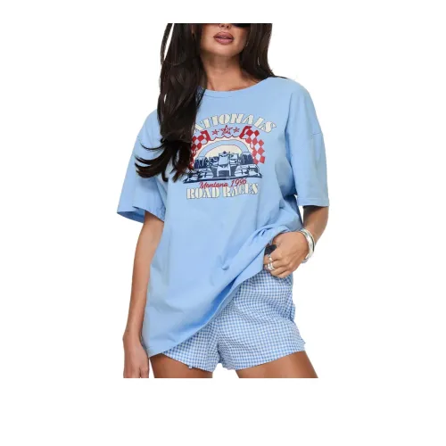 PRINCESS POLLY T-Shirt Women's BLUE/Blue