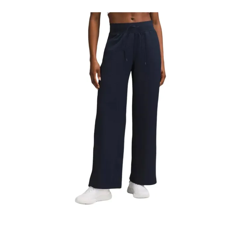 Lululemon TexturedHigh-Rise Wide-Leg Track Pant Regular Casual Pants Women's-8