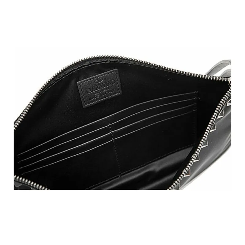 Valentino Nylon Clutch Men's Black-2