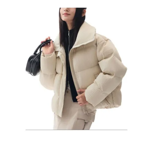 Anta Variety Training Collection Down Jacket Women's White Tea Brown