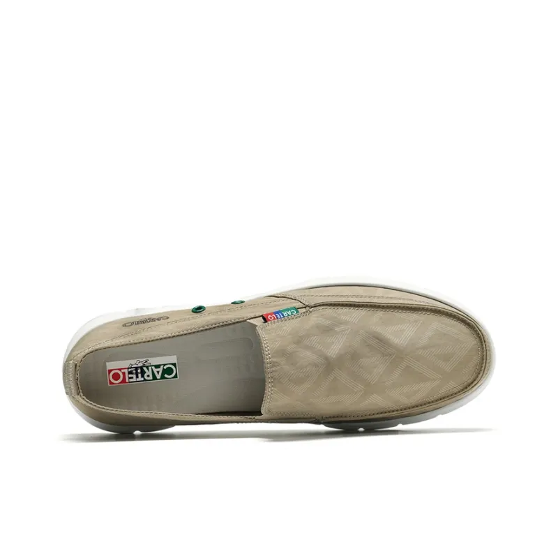 CARTELO Trendy Versatile Slip on Slip Resistant Lightweight Support Low Top Fashion Canvas Shoes Men's-2