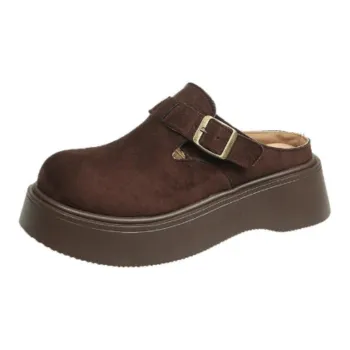 Qiao Anju Home Slippers Brown Yellow