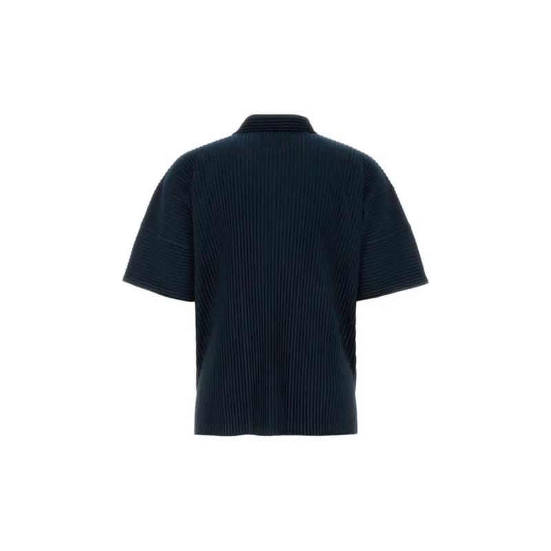 Homme Plissé Issey Miyake Shirt Men's Dark Blue-1