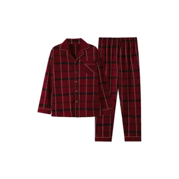 MADALLO Pajama Set Men's Deep Red