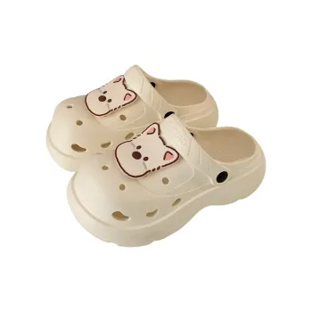 Thin Strips Slippers Women's, Cream White