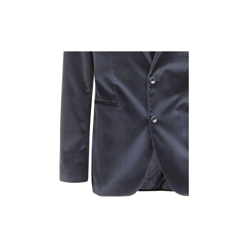 Tagliatore Velvet Blazer-3