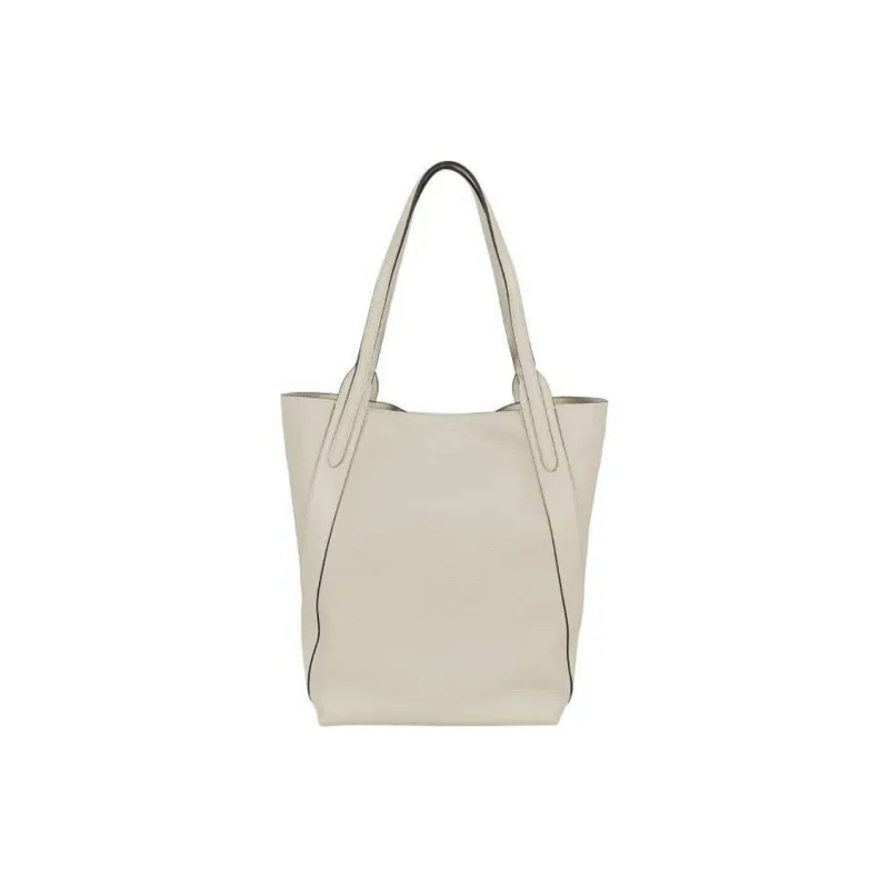 Mulberry Coarse Grained Cow Leather Handbag Women's White-2