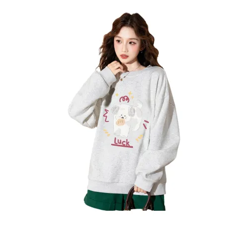 Tonlion Sweatshirt Women's Light Heather Gray