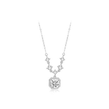 JOYDINNY S999 Fine Silver Necklaces Women's