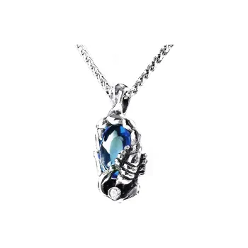 IDEE CREATIVE IDEA FOR YOU Steel Zircon Necklaces Men's