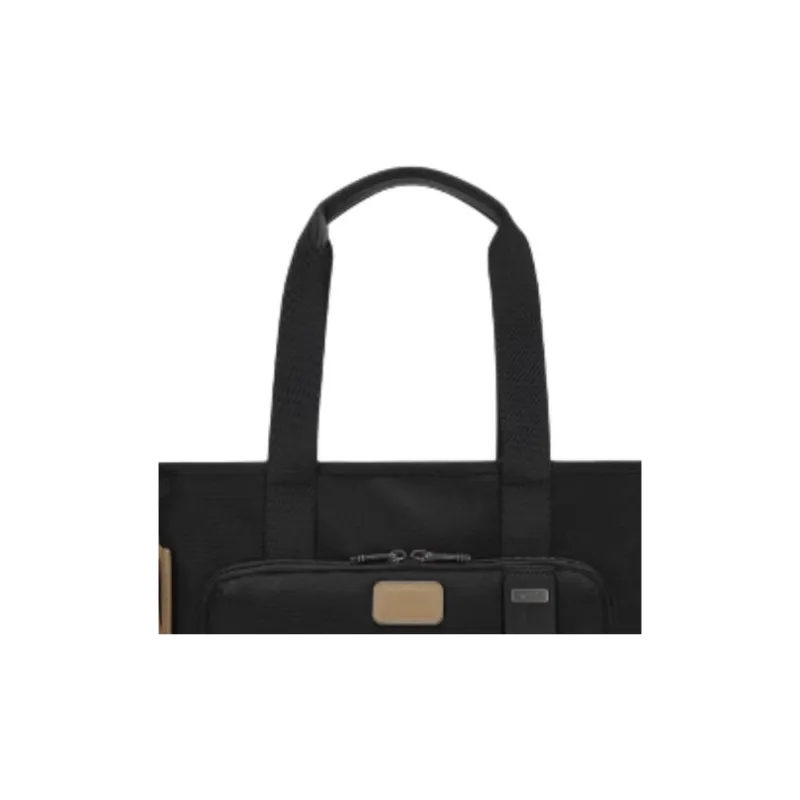 TUMI Polyamide Tote Bag Shopping Bag Handbag Medium Size Men's Black & Khaki-3