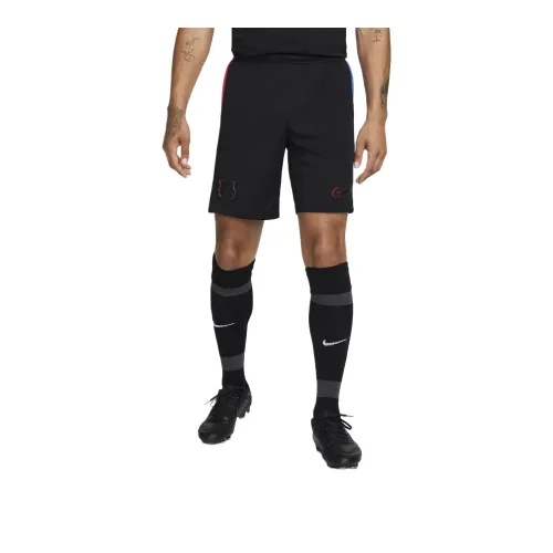 Nike FCDri-Fit FW24 Soccer Bottoms Men's Black/University Red/Royal Blue
