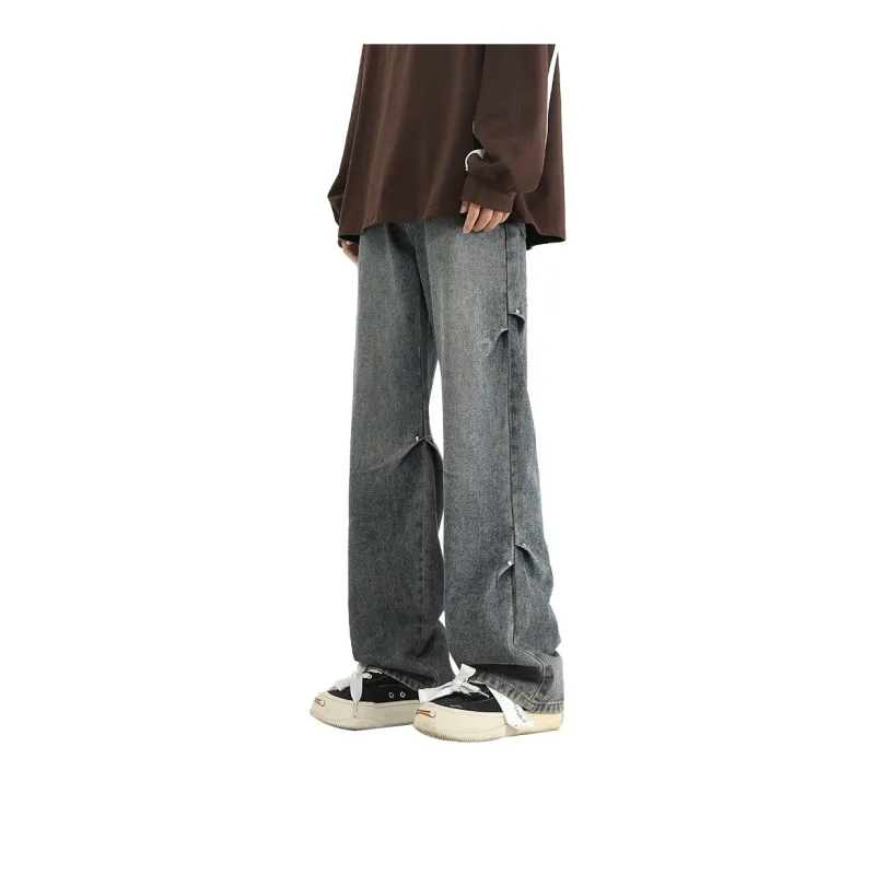 PAINT STAIN Jeans Unisex Dark Purple-24
