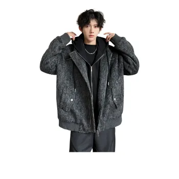 TESTUNG Jackets Unisex Gray