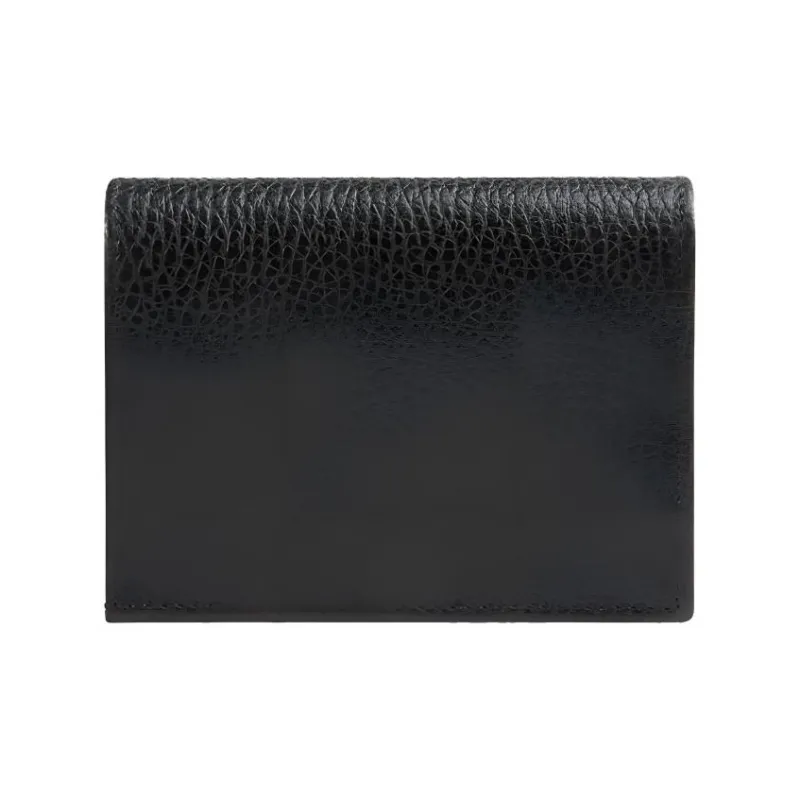 GUCCI Leather Card Holder Women's Black-2