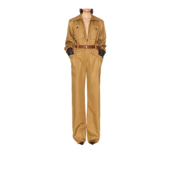 SAINT LAURENT Jumpsuit 'Camel'