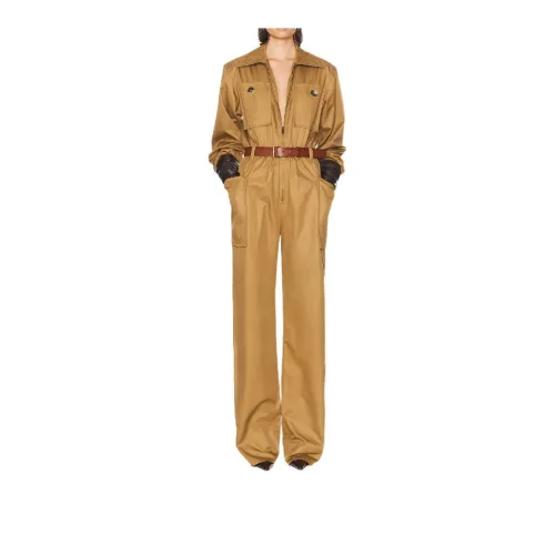 SAINT LAURENT Jumpsuit 'Camel'