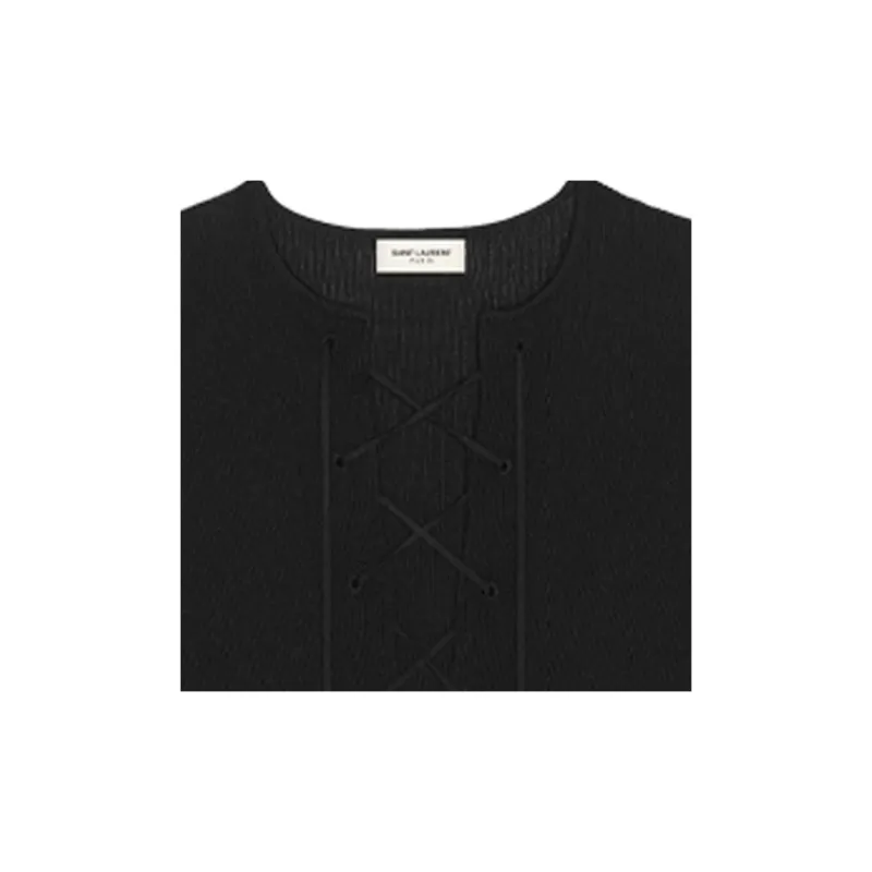 SAINT LAURENT T Shirts Women's Black-5