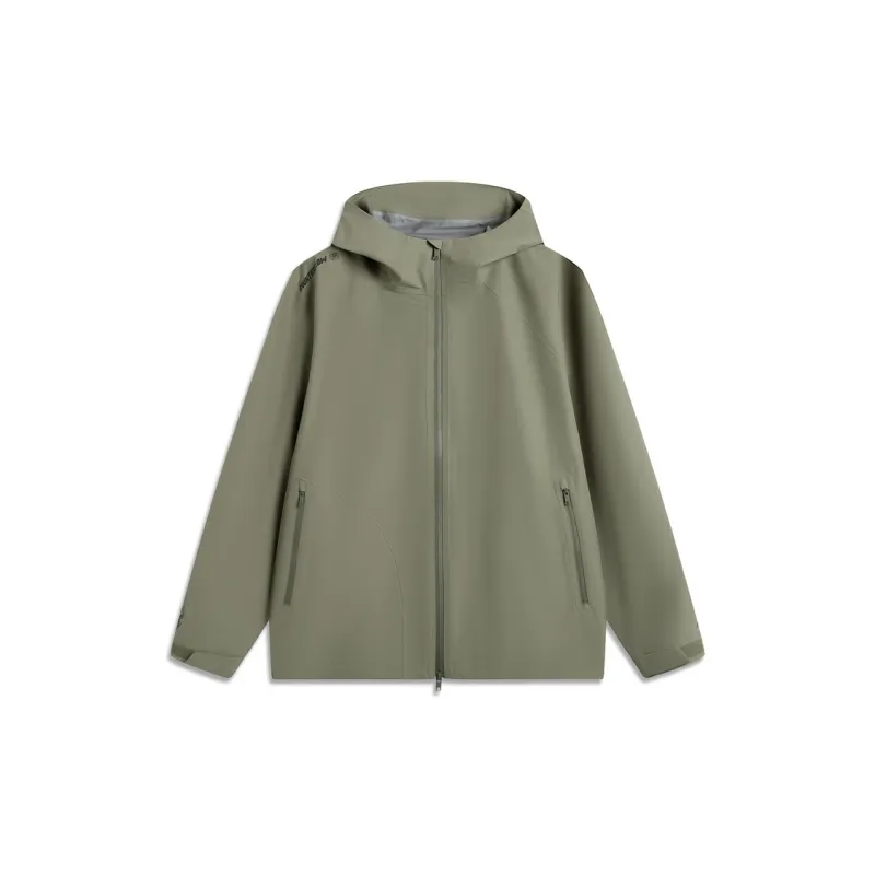 LiNing CF Tracing Windproof And Rainproof Windbreaker Jacket Unisex Min Tea Green-0