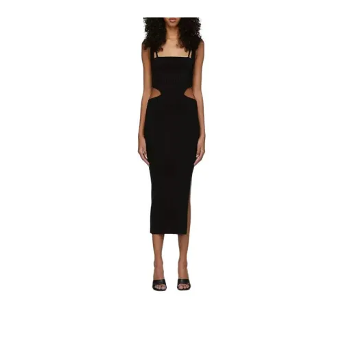 Anna October Slip Dresses Women's Black