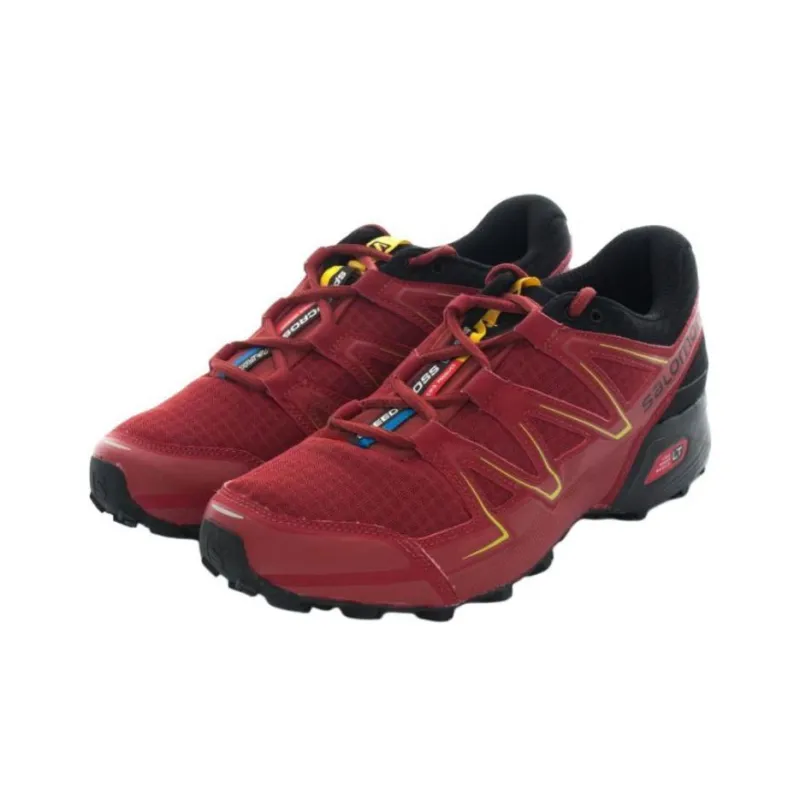 SALOMON Speedcross Vario Flea Anti Slip Wear Resistant Low Top Casual Running Shoes Men's Red-1