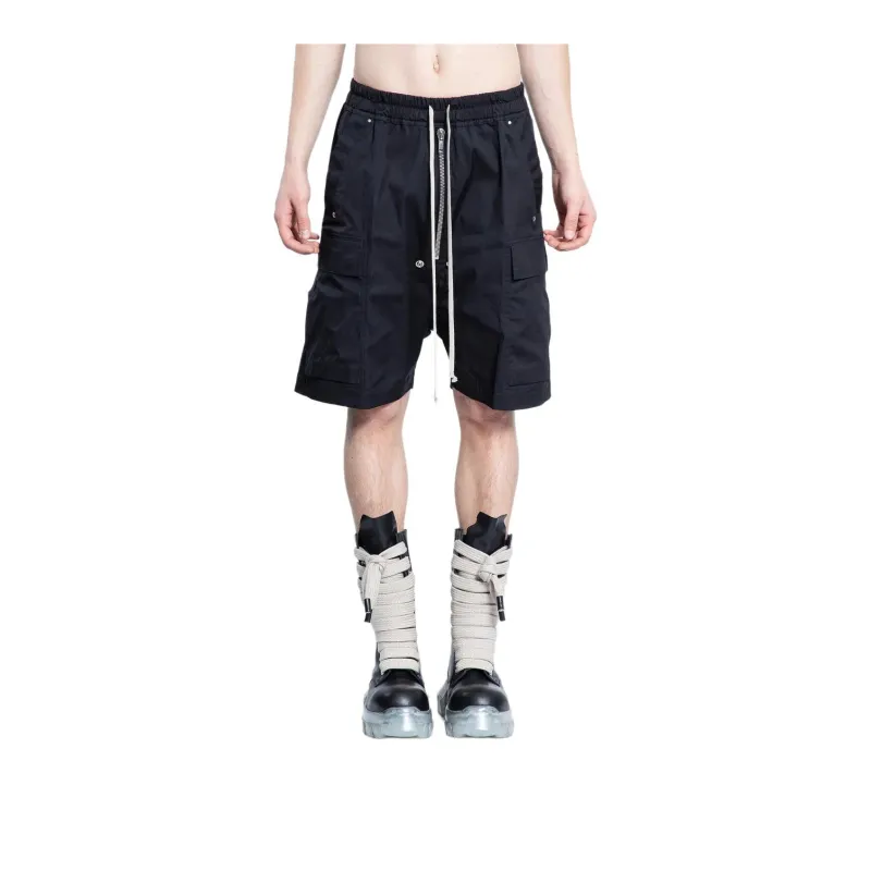 RICK OWENS Heavy Cotton Cargobela Shorts-1