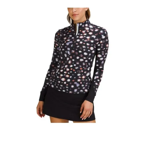 Lululemon Nulux Half-Zip Long Sleeve Shirt Shirt Women's Misty Orange Multiple