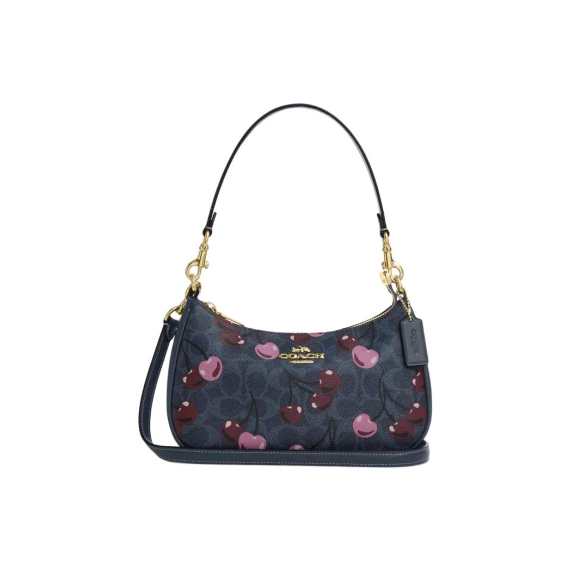 Coach Teri Shoulder Bag Blue - POIZON Coach Teri Shoulder Bag Blue - POIZON
