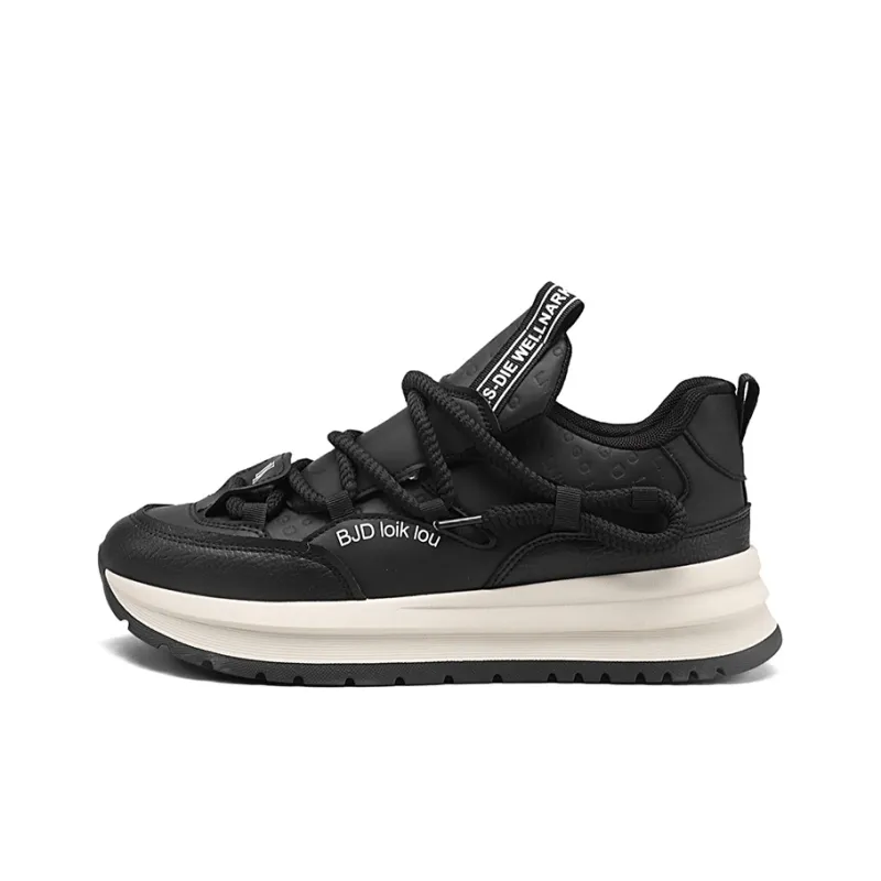 PLAY COBBLER Anti Slip And Wear Resistant Height Increasing Low Top Casual Shoes Men's-6