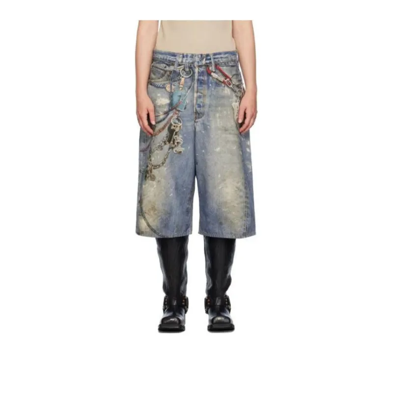 Acne Studios Denim Shorts Women's Blue-1