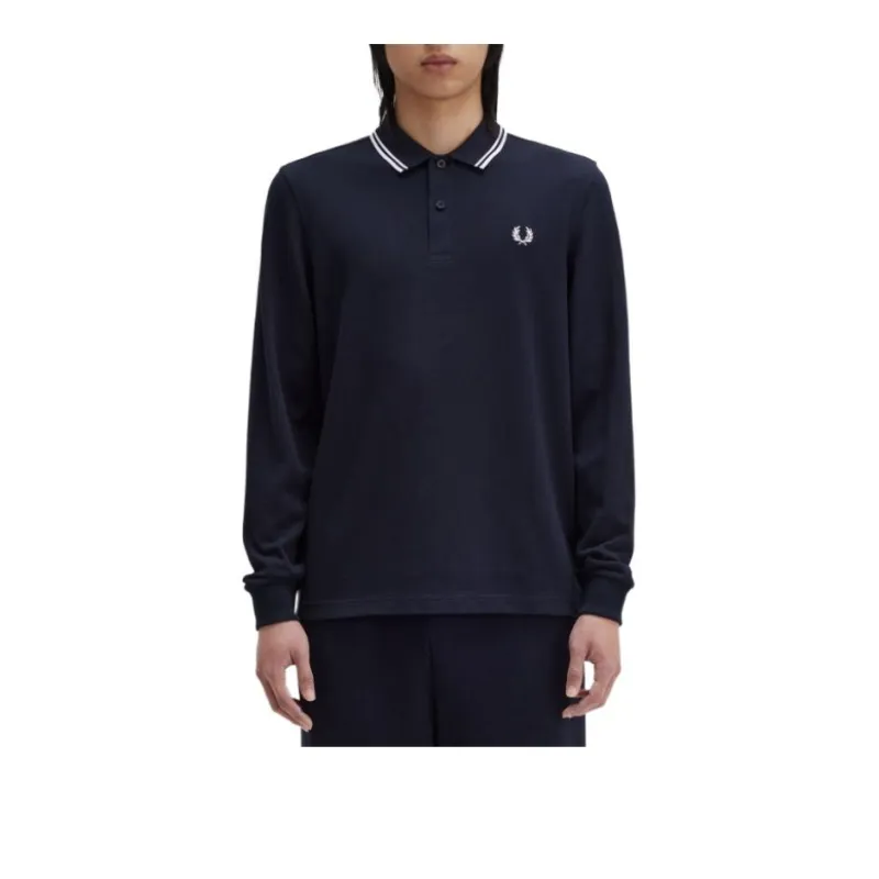 FRED PERRY Polo Shirt Men's Blue-2