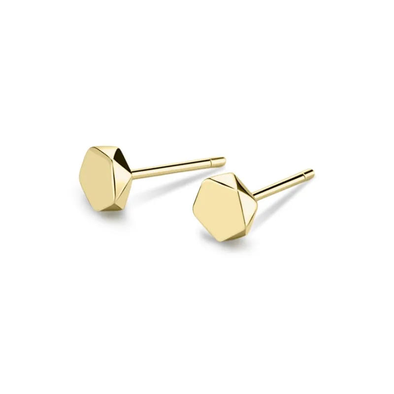 KIVA Sterling Silver Stud Earrings Unisex-10