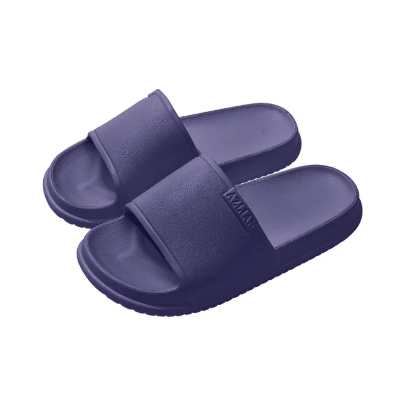 Foot Recreation Home Four Seasons All Indoor Bathroom Slip Resistant Couple Soft Sole Minimalist Style Slippers Unisex-25