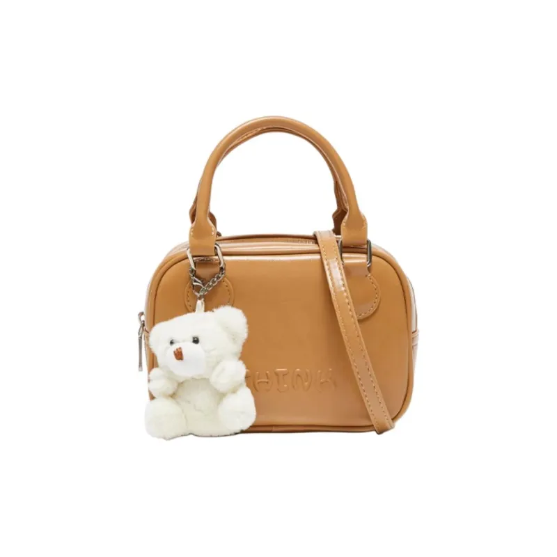 Three Blessings PU One Shoulder Handbag Medium Size Women's Multicolor-0