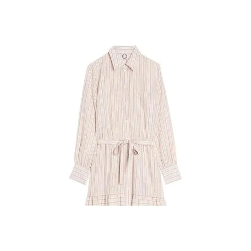 INES DE LA FRESSANGE Long Sleeved Dress Women's Light Umber-4