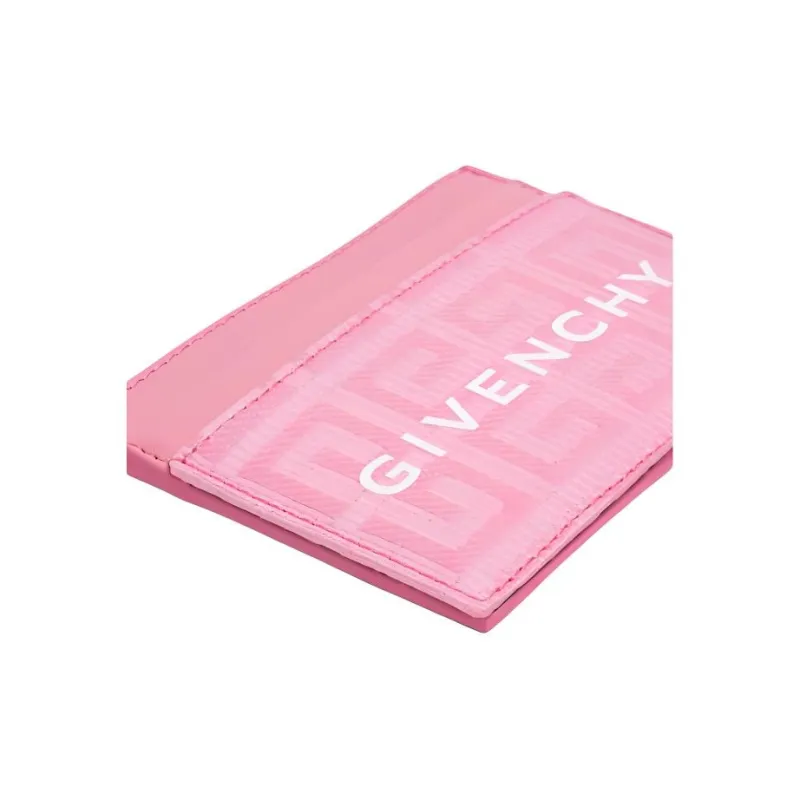 Givenchy 4G Cow Leather Detail Card Holder Card Holder Women's Bright Pink-3