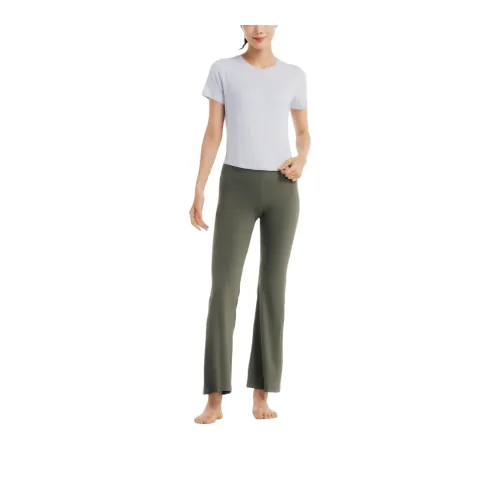 DECATHLON Athletic Trousers Women's Loquat Yellow