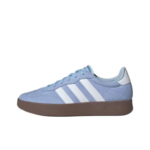 Adidas BARREDA Anti Slip Wear Resistant Low Top Skateboard Shoes Men's Blue