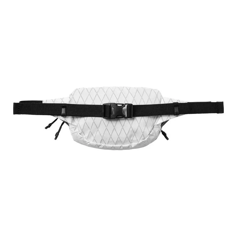 Stussy Canvas Canvas Bag Fanny Pack Regular Unisex Black/White-4