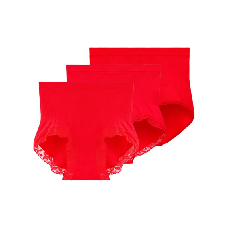 ALDOLA Underpants Women's 3 Pack Red-7