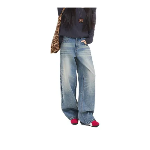 FAIRWHALE Jeans Women's Vintage Blue